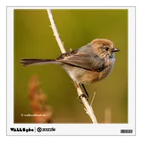 Profile of a Bushtit Wall Decal