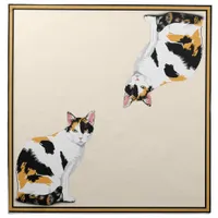 Calico Cat Design Cloth Napkin