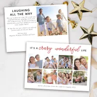 9 Photo Christmas Card | Crazy Wonderful Life