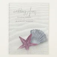 White Sands Wedding Plans Plum/Steel Blue ID605 Planner