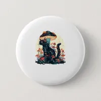Cottagecore Aesthetic Goblincore Mushroom Fairycor Button