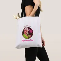 Hottie Shots Club Preppy Flamingo Bachelorette Tote Bag