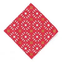 Christmas Holiday Charm Pattern 04 -  Bandana