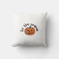 Tis The Season Funny Sloth Design Throw Pillow