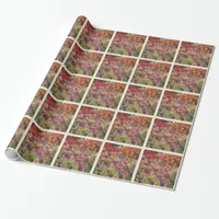 A lot of color at the grocery store wrapping paper
