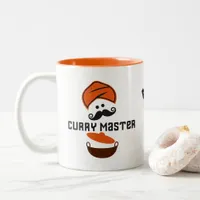 Curry Master King of the Kitchen Cookery Two-Tone Coffee Mug