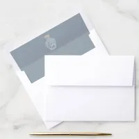Elegant Nautical Seashell Modern Wedding Envelope Liner