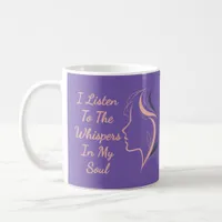 Custom Inspirational Purple Coffee Mug