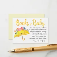 Books for Baby Enclosure Card – April Showers Baby