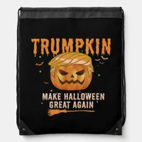 Trumpkin Make Halloween Great Again For Political, Drawstring Bag