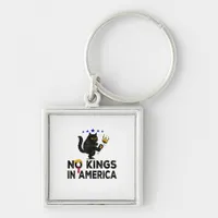 No Kings In America We The People Political Minima Keychain