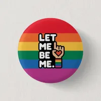 Let me be badge for stimming button