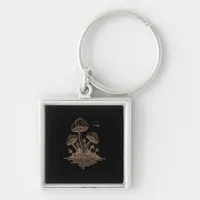 Cottagecore Mushrooms Fungi Goblincore Aesthetic Keychain