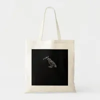 Crow F-Caw-F Funny Vintage Graphic Tote Bag