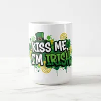 Kiss Me I'm Irish St. Patrick's Day Coffee Mug