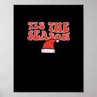 Tis Season Skeleton Pumpkin Halloween Poster