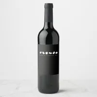 Just Little Boo Creative Casual Wine Label