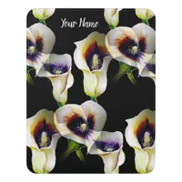 Sublime Watercolor Arum Calla Lilies Door Sign