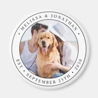 Custom Photo Wedding Magnet