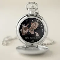 Brother best ever photo pocket watch