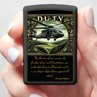 Duty: Guardian of the Green Zippo Lighter