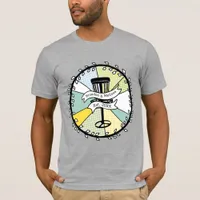 Disc Golf Personalized Couple Established Date    T-Shirt