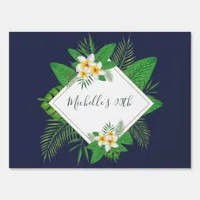 Hawaiian Aloha Luau Birthday Party Sign