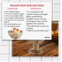 Ambrosia Salad Recipe Card
