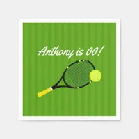 Tennis themed Birthday Party personalized Paper Napkins