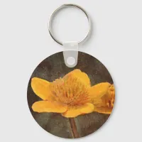 Wildflowers: Marsh Marigold Keychain