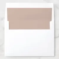 Taupe Tan Beige Wedding Envelope Liners