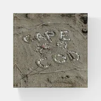 Cape Cod Sandy Beach Paperweight