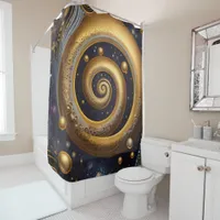 Ancient symbols in vibrant Abstract Design Shower Curtain