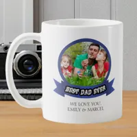 Best dad ever modern photo Father's Day Mug