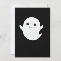 Cute Little Boo Classic Fitted Holiday Card