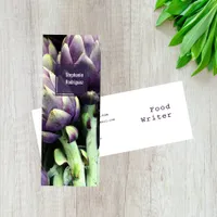 Mini Portrait  Food Business Card