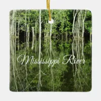 Mississippi River Iowa Banks Keepsake Ornament