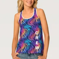 Boho style Tank Top in Groovy Colors
