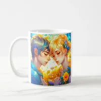 Romantic Couple's Gift | Personalized Anime Coffee Mug