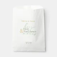 Save the Date  Green Booze Food Bad Dance Moves Favor Bag