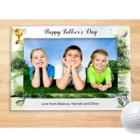 Golf Course Golfer Happy Father's Day Personalized Magnetic Frame