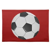 American Soccer or Association Football Ball Placemat