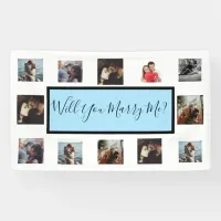 Will You Marry Me Proposal Banner with Photos