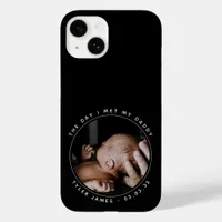 Day I Met My Daddy First Christmas Father's Day  Case-Mate iPhone 14 Case