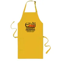 Rustic Chili Cook Off Team Contest Winner Champion Long Apron