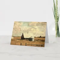 Barn and Silo Birthday Card