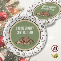 Christmas Cookie Exchange  Paper Plates
