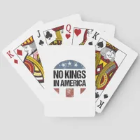 No Kings In America Vintage Patriotic No Kings Cre Poker Cards