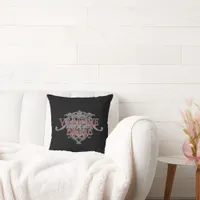 Vampire Bride Throw Pillow