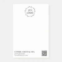 *~* Business QR Simple Minimal Logo AP8 No Post-it Notes